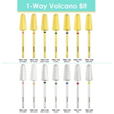 Premium Quality 3/32 VOLCANO Nail Drill Carbide Bit - Fastest Remove Acrylic Gel