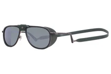 Vuarnet Glacier VL2112 0002 Sunglasses Men's Black-Green/Pure Grey-Silver Flash