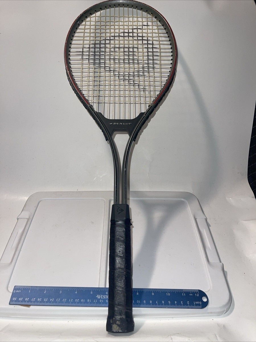 Vintage Dunlop John McEnroe 747A Tennis Racquet With Cover