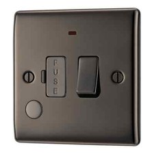 BG Nexus Black Nickel Switches & Sockets Full Range Polished Chrome Black Insert