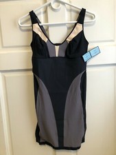  260 NEW Slim By CYNTHIA ROWLEY Bodywear Firm Control Full Slip Dress 36C