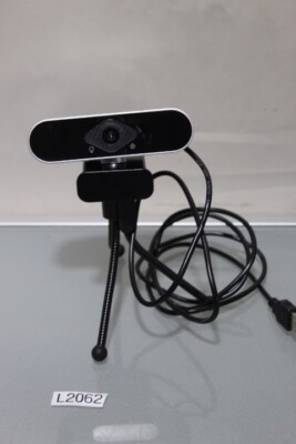 Webcam 1080P with Microphone Tripod and Privacy Cover, USB Web Camera Plug & 