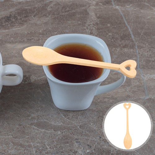 6 Pcs Cucchiaio Di Bambù Piccolo Per Mescolare Da Portata Zucchero