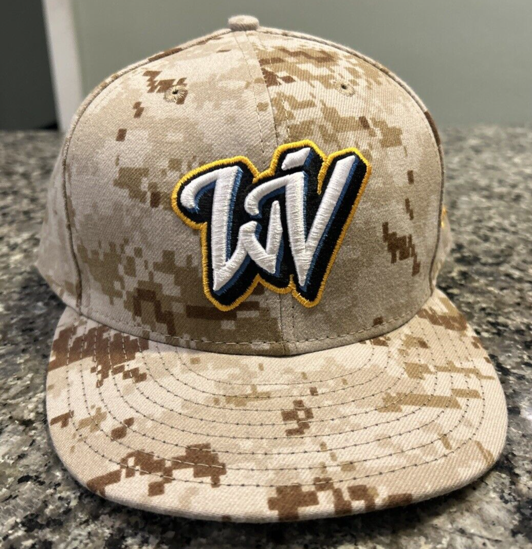 West Virginia Black Bears Hat Sz New Era 59Fifty Digital Camo