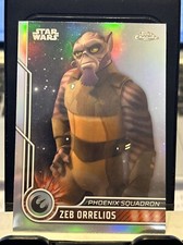 2023 Topps Chrome Star Wars Refractors 33 Zeb Orrelios