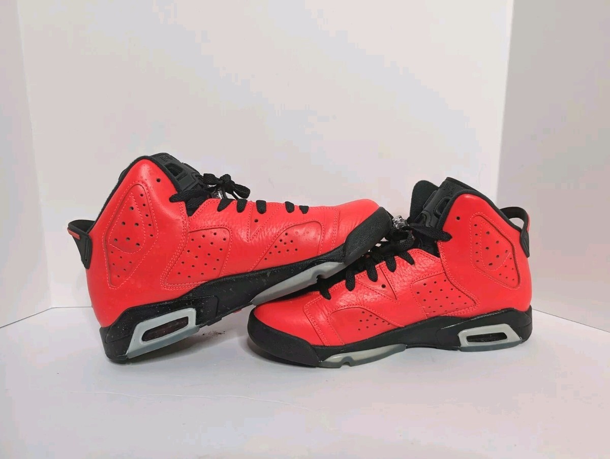 2014 NIKE AIR JORDAN VI 6 RETRO BG TORO INFRARED 23 384665-623 7Y