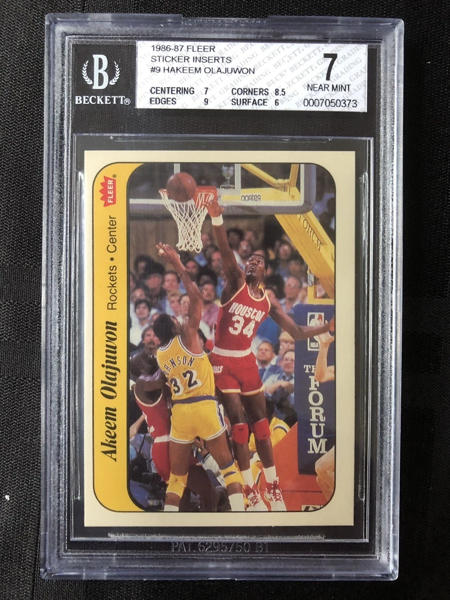 Hakeem Olajuwon Beckett Grading Services (BGS) Basketball Rookie