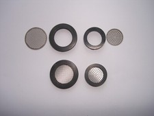 1/2" & 3/4" BSP MESH GAUZE FILTER SEALS WASHERS FOR TAPS, SHOWER VALVES & HOSES