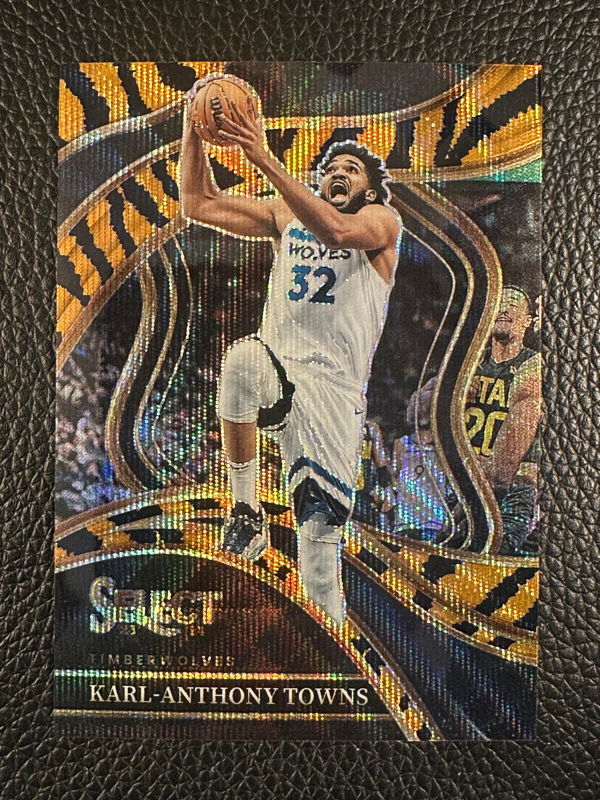 Karl-Anthony Towns 2023 Select #205 Courtside Tiger /(SSP Karl-Anthony Towns 2023 Select #205 Courtside Tiger /(SSP