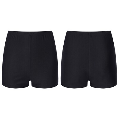 Damen Unterseite Seamless Unterrock Athletic Tanzshorts Einfarbig Boxer Shorts
