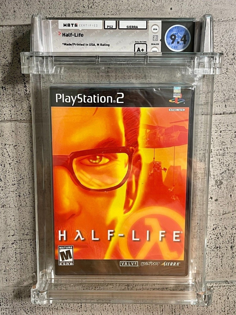 PlayStation PS2 Half-Life Valve Black Label Wata Graded
