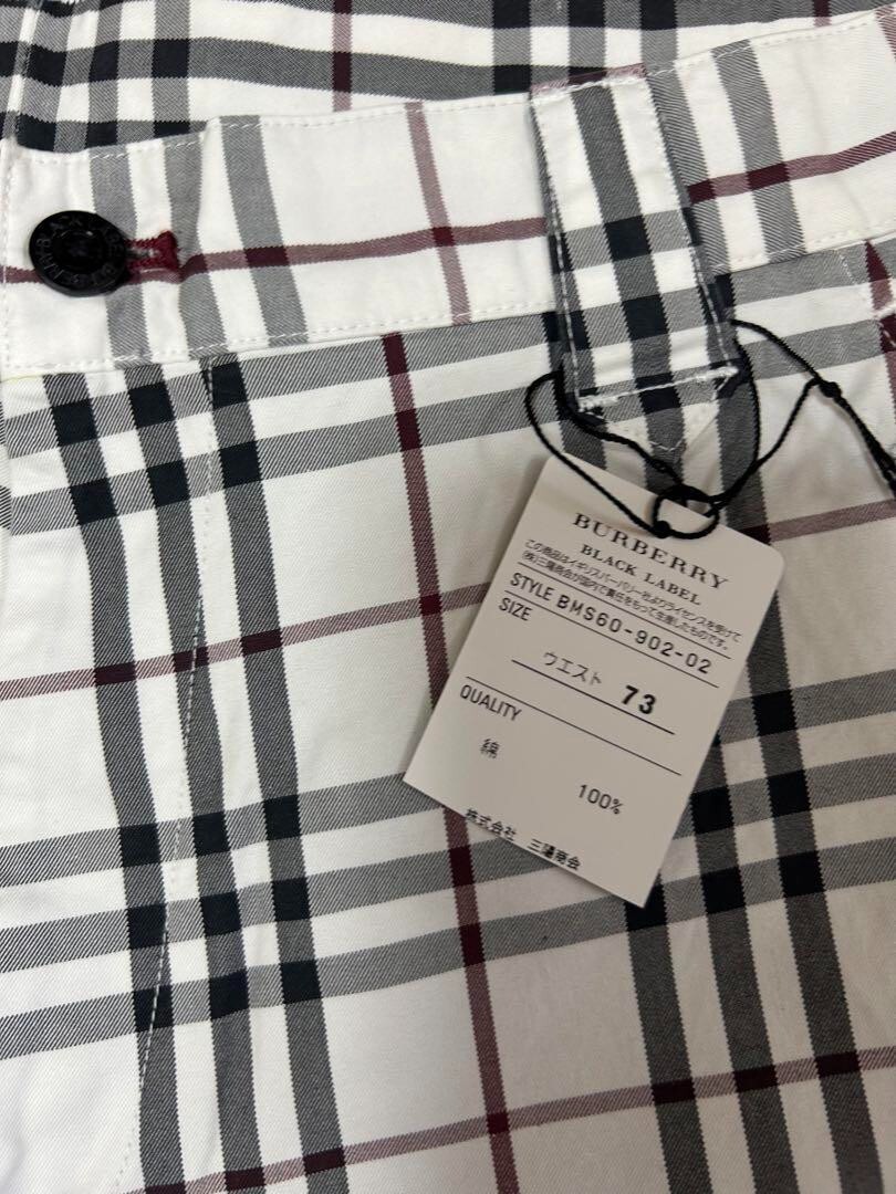 BURBERRY BLACK LABEL ノバチェック リブニット ラビット 3 BURBERRY BLACK LABEL ノバチェック リブニット ラビット 3