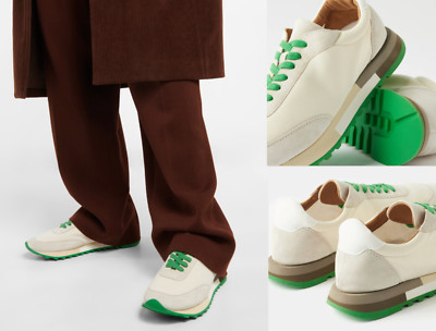 スニーカー The Row Owen Runner sneakers THE ROW Owen Runner leather and mesh sneakers | NET-A-PORTER