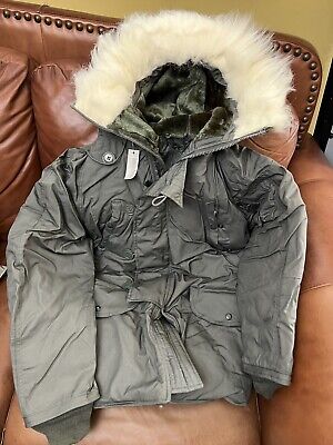 US Military Extreme Cold Weather N-3B Snorkel Parka Jacket Coat Size XSMALL  New 