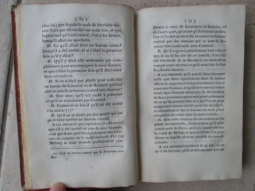 MEMOIRE AU ROI, pour Joseph LESURQUES (affaire malle-poste de Lyon), 1822. Envoi - Picture 6 of 14