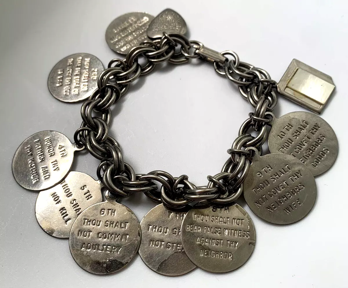 Ten commandments bracelet vintage store
