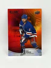2021-22 Upper Deck Allure Rainbow Zac Jones Red Orange Rangers #R-34