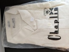 Chaplin Ivory Tuxedo Shirt Sz 4XL 36/37