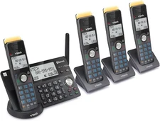 VTech Cordless Phone Answering Machine Bluetooth 4 Handset Long Range Intercom