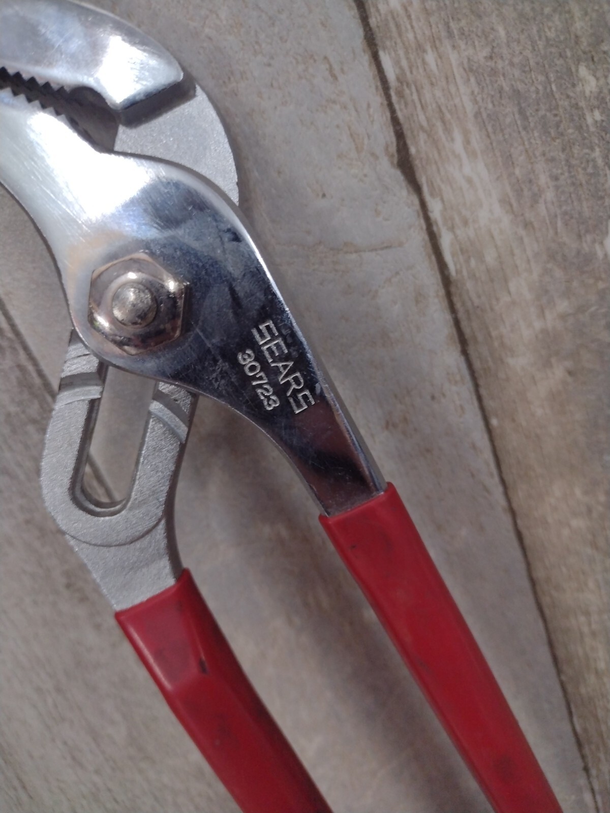 Sears 30723 Tongue & Groove Pliers, 10 in Hand Tool & Workshop Equipment, Red