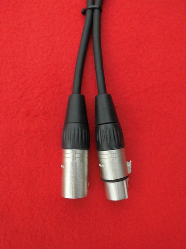 0,5m CABLE XLR con Conector Neutro Audio MICRO 0,5m para Audio DMX Aplicación NUEVO - Imagen 8 de 12