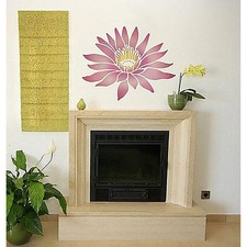 Lotus Grande Floral Wall Stencil - Easy To Use Stencils for DIY Home Decor
