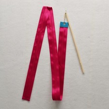 Child -Magenta Streamer w 12" Rod - Worship Dance Ribbon