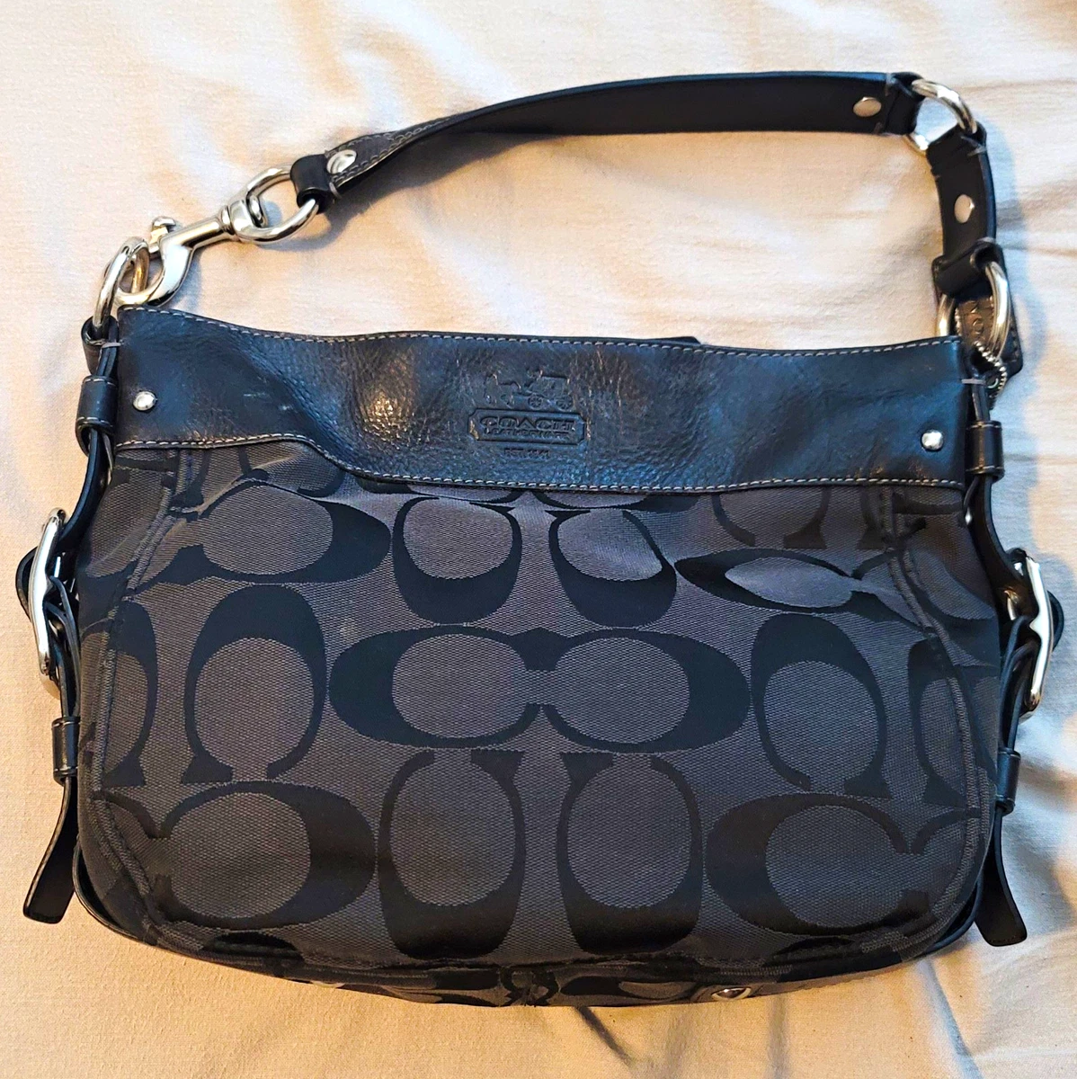 Coach Black Signature for sale - eBay