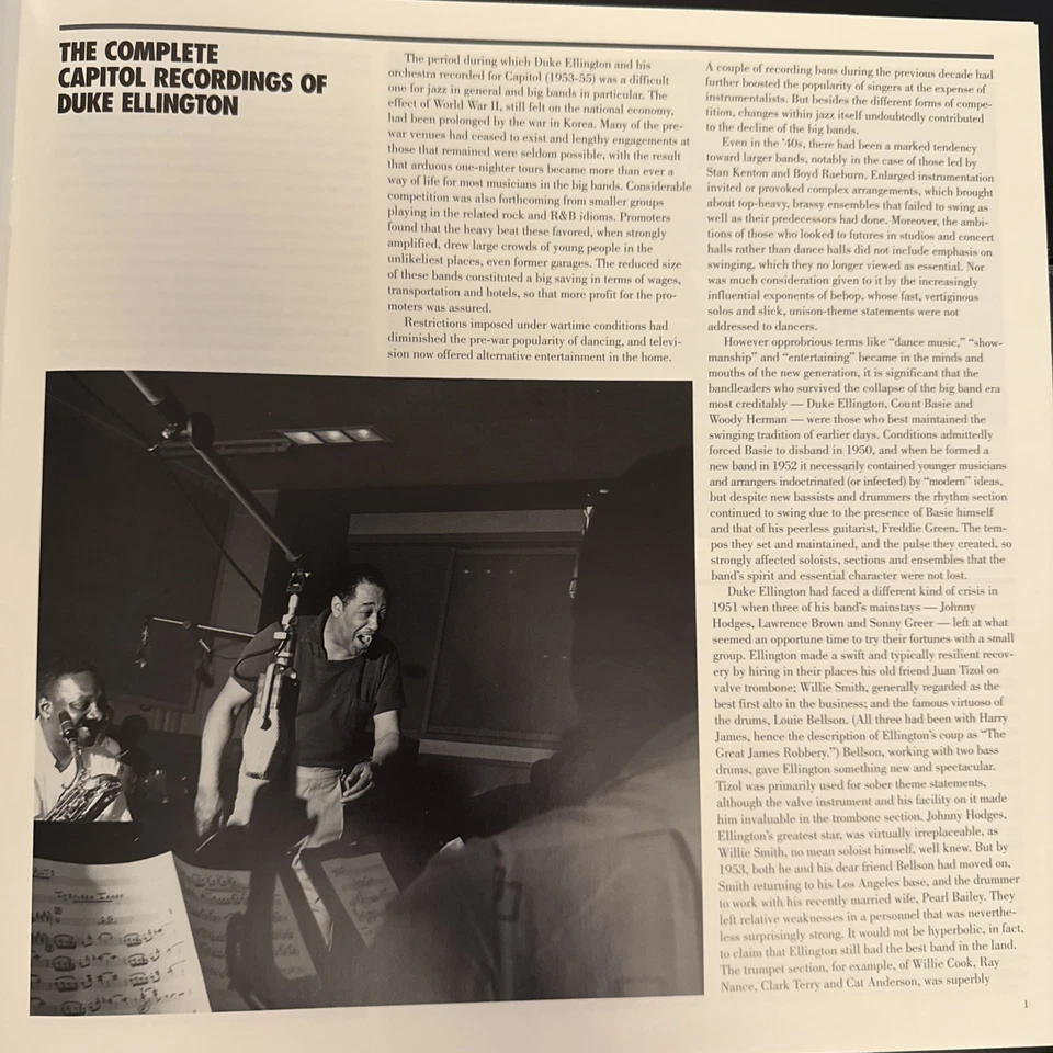 ‘The Complete Capitol Recordings Of Duke Ellington’ 5CD Box Set Mosaic NM Cond - Image 4 of 4