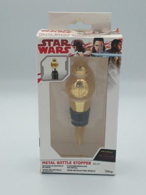 Star Wars Die letzten Jedi BB8 Gold Metall Flaschenverschluss
