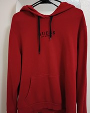 GUESS Los Angeles Women's Red Hoodie Jacket Size ExtraL