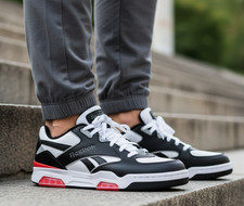 New Reebok Retro Athletic Sneakers Classic casual shoes Mens black red all sizes