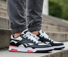 New Reebok Retro Athletic Sneakers Classic casual shoes Mens black red all sizes