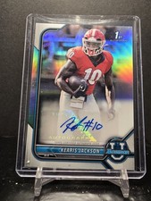 122247 - 2021-22 Bowman University #BCPA-KJ Kearis Jackson Bowman Chrome Auto