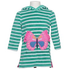 Mini Boden, Bademantel, Größe: 104, Grün/Weiß/Mehrfarbig #YQf