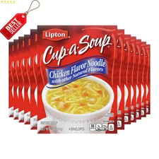 Soup Secrets Cup-A-Soup Chicken Noodle Instant Soup 1.8oz 4ct Pack of 12 US