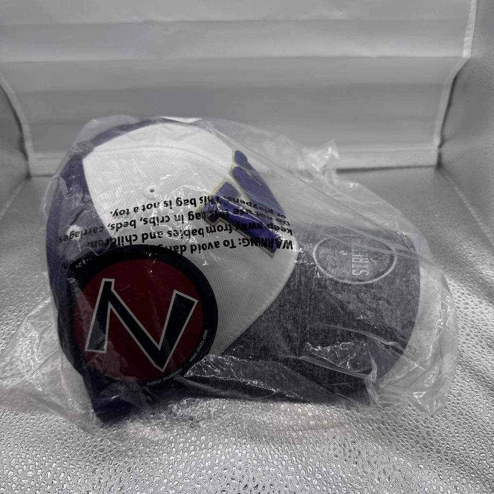 Zephyr Washington Huskies - Tri-Color Stretch Flex Hat - Cap Medium Purple NCAA - Image 2 of 4