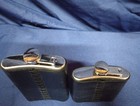 2 Leather Wrapped Top Shelf Flasks 6 Oz.,8oz. Stainless Steel Fire Department — photo 5