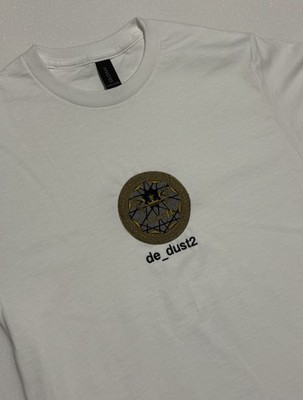 Embroidered Tshirt Hoodie dust2 | inspired by CSGO Esport Fan Gamer Gift