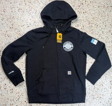Carhartt Garage Door Women's Relaxed Fit Midweight Full Zip Hoodie Size Small