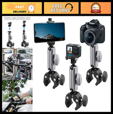Camera Mount Super Clamp Tripod Pole Mount for GoPro, Insta360, DSLR  More