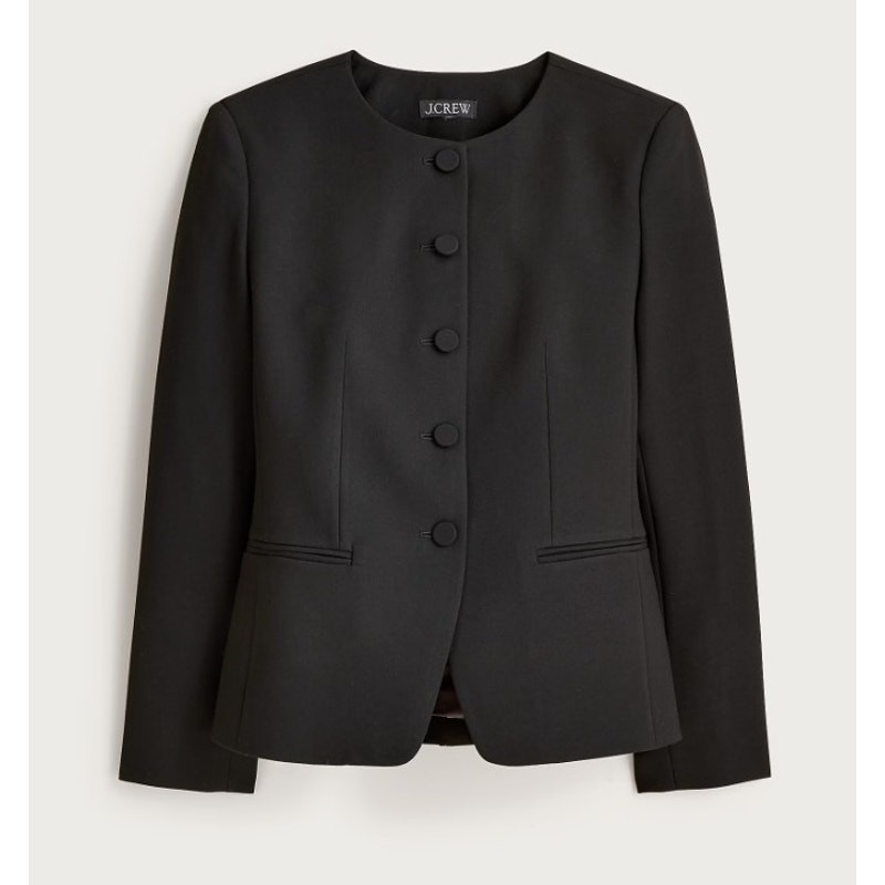 NWT J.Crew Cora Lady Jacket In Four-Season Stretch Black Size 18 Style CO256