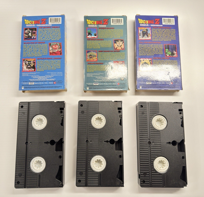 Dragon Ball Z Garlic Jr. Saga Uncut 3 VHS Set Tested Work | eBay