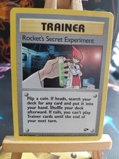 Pokémon TCG Rocket's Secret Experiment Trainer Card 120/132 Gym Challenge