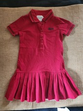 Gucci Baby Girl Cotton Red Dress (SIZE 4)