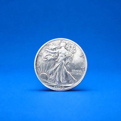 1944 Walking Liberty Silver Half Dollar Very Good Condition
