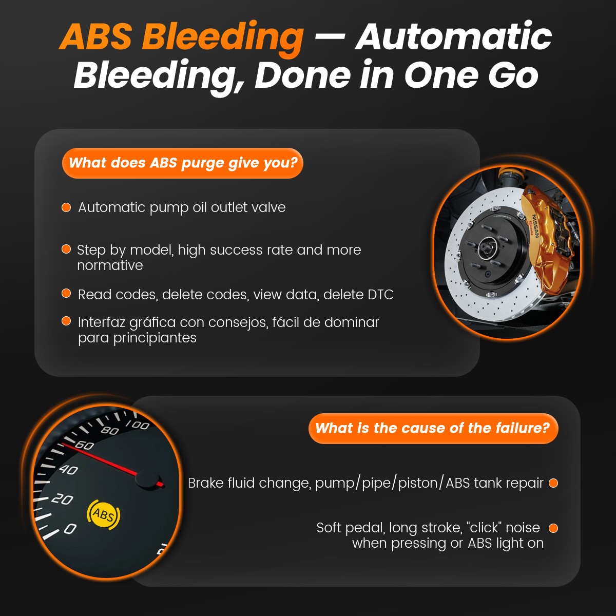 FX2000 PRO OBD2 Diagnostic Scanner ABS SRS Fault Code Reader 7
