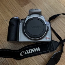 Canon EOS Rebel XT Digital Camera Body Only Silver Edition AS IS Untested