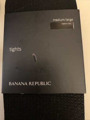 Banana Republic Black Tights Medium/Large. Textured.