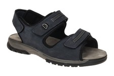 Waldläufer Schuhe HARALD blau Herren Sandale bequeme Sandaletten 372002 100 217
